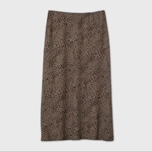 Leopard Print Skirt